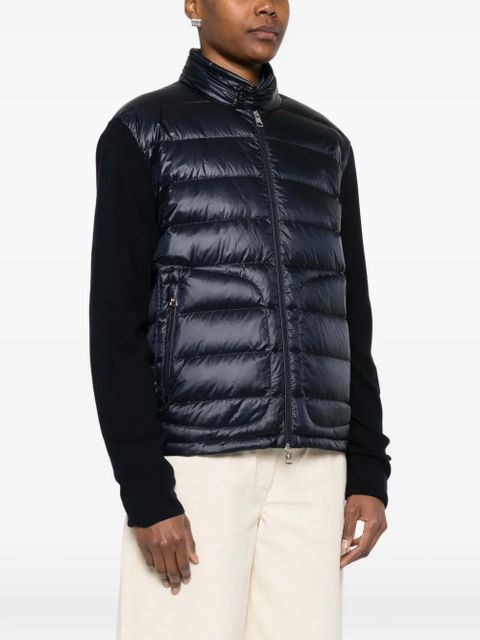 Moncler zip cardigan - Blue