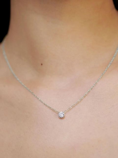 Monica Vinader large Essentials necklace - Silver