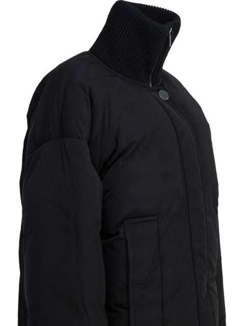 Max Mara funnel-neck Casarsa coat - Black