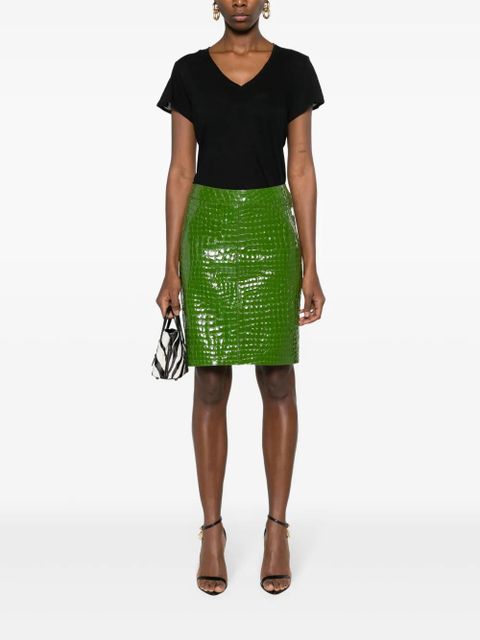 TOM FORD semi-sheer mélange T-shirt - Black - zdjęcie produktu nr 2