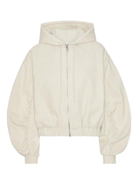 ROTATE BIRGER CHRISTENSEN balloon-sleeve hooded jacket - Neutrals - zdjęcie produktu nr 1