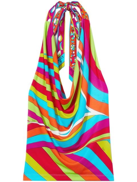 PUCCI Iride-print halterneck top - Pink - zdjęcie produktu nr 1