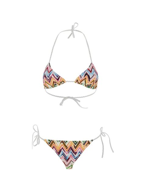 Missoni zigzag-pattern bikini set - White - zdjęcie produktu nr 1