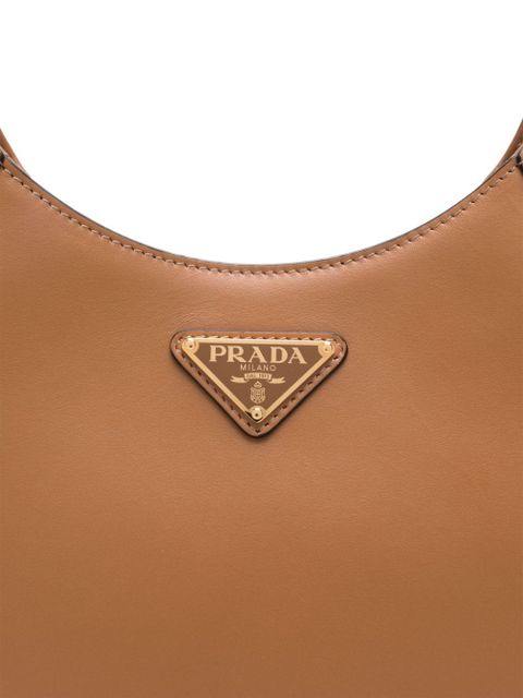 Prada City leather shoulder bag - Brown