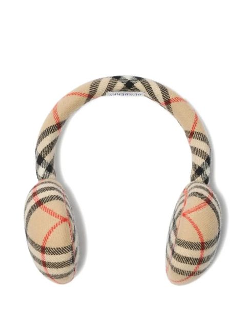 Burberry Vintage Check earmuffs - Neutrals - zdjęcie produktu nr 2