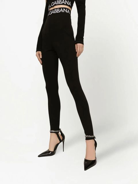 Dolce & Gabbana Full Milano leggings - Black