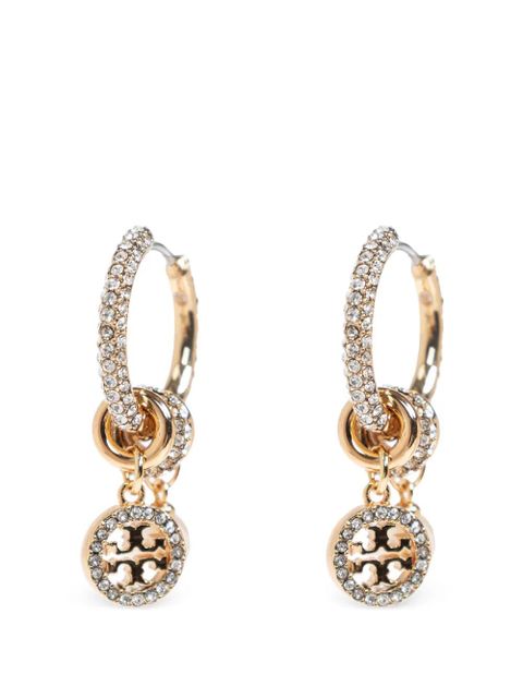 Tory Burch Icon Pavé Charm earrings - Gold