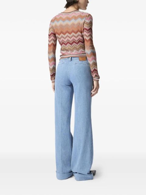 Missoni cuffed-hem jeans - Blue