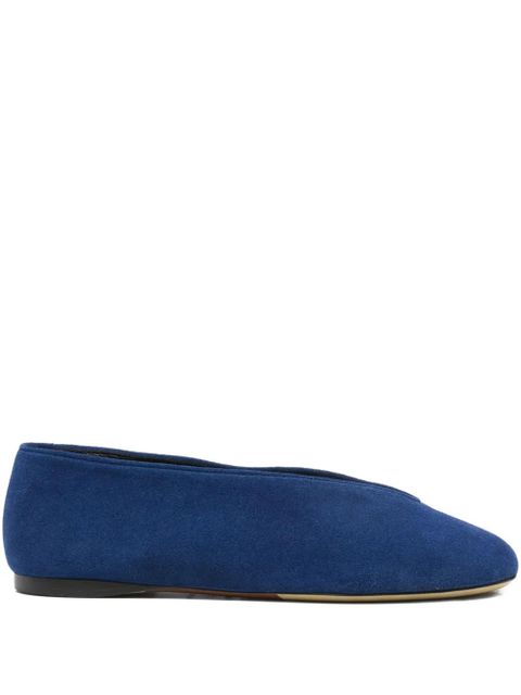 Moschino suede ballet flats - Blue - zdjęcie produktu nr 1