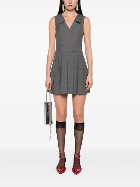 SHUSHU/TONG pleated mini dress - Grey - zdjęcie produktu nr 2