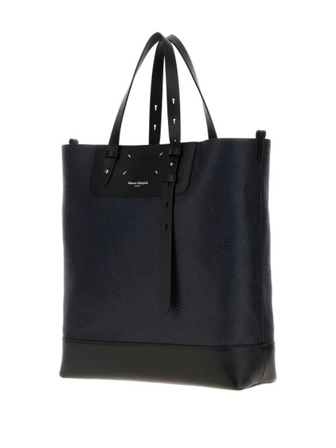 Maison Margiela leather tote bag - Blue - zdjęcie produktu nr 2