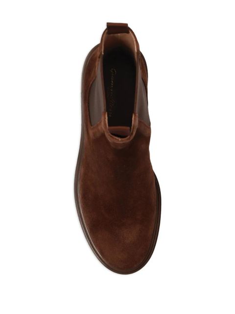 Gianvito Rossi Chester elasticated-panels boots - Brown