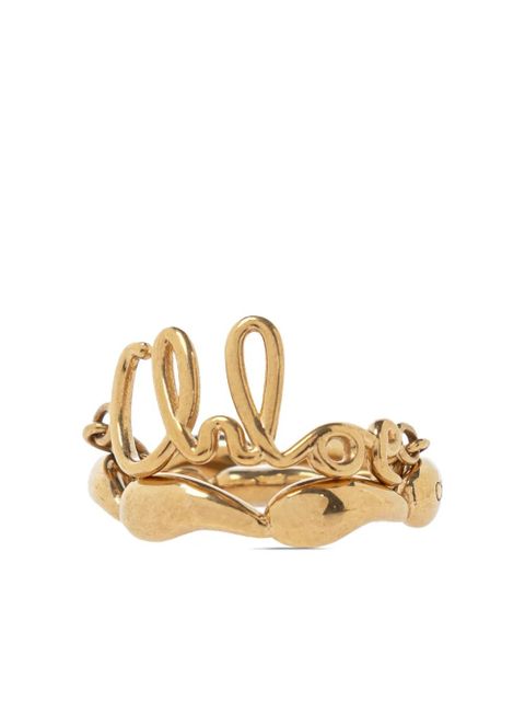 Chloé Chloé Iconic double ring - Gold - zdjęcie produktu nr 1