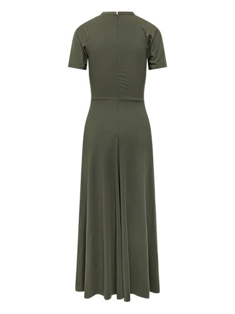 Victoria Beckham gathered midi dress - Green - zdjęcie produktu nr 2