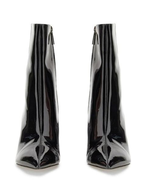 Paris Texas wedge heel boots - Black