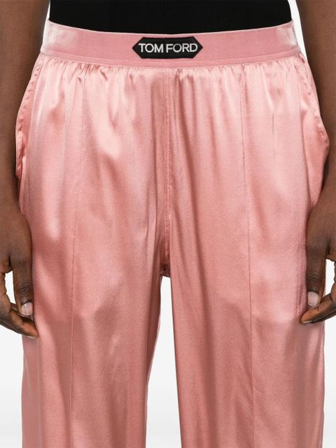 TOM FORD satin trousers - Pink