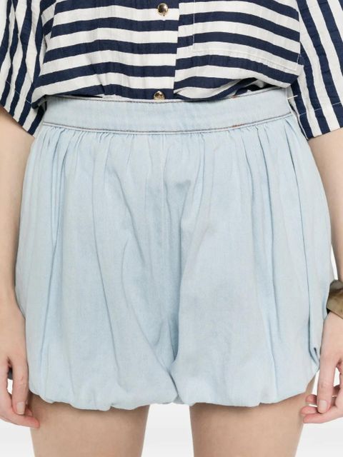 Maje pleated shorts - Blue