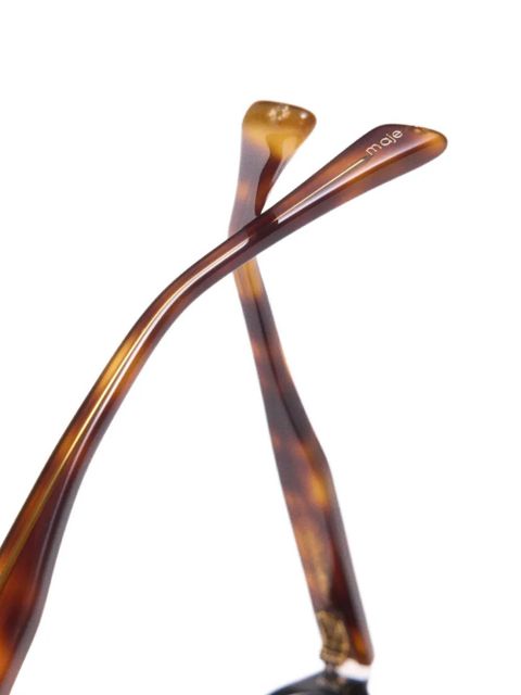 Maje pilot-frame sunglasses - Black