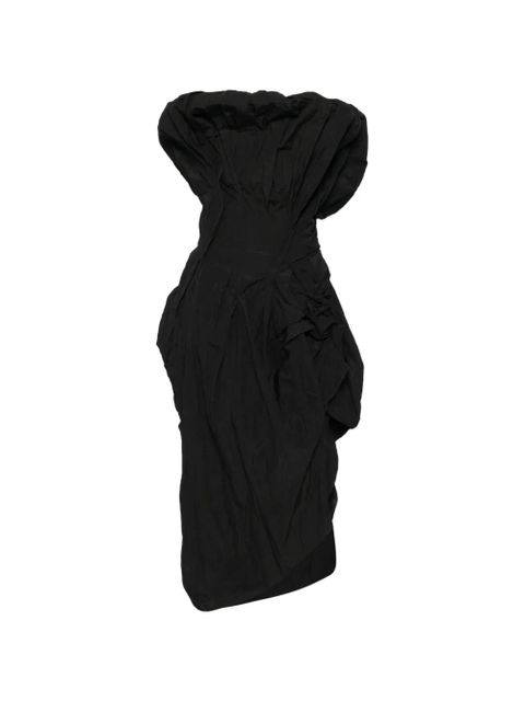 Magda Butrym ruffled midi dress - Black - zdjęcie produktu nr 1