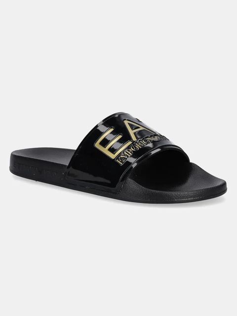 EA7 Emporio Armani klapki damskie kolor czarny AF15118.7X000108 - zdjęcie produktu nr 1