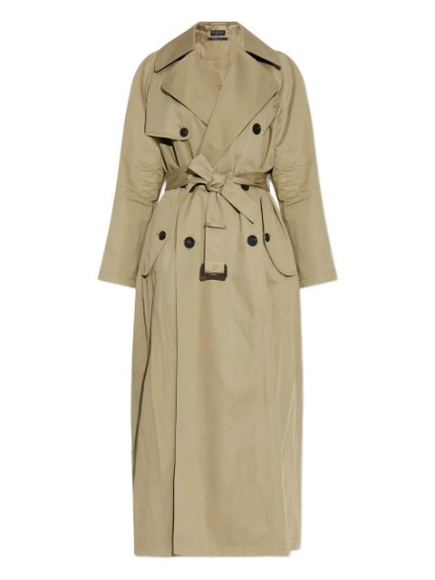 Balenciaga belted double-breasted trench coat - Neutrals - zdjęcie produktu nr 1