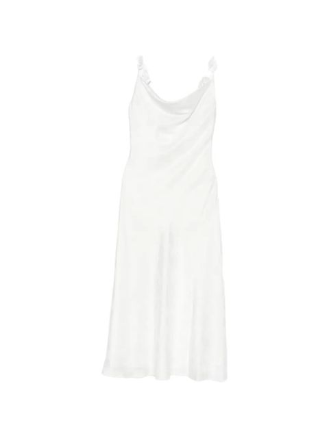 ROTATE BIRGER CHRISTENSEN cowl-neck midi dress - White - zdjęcie produktu nr 1