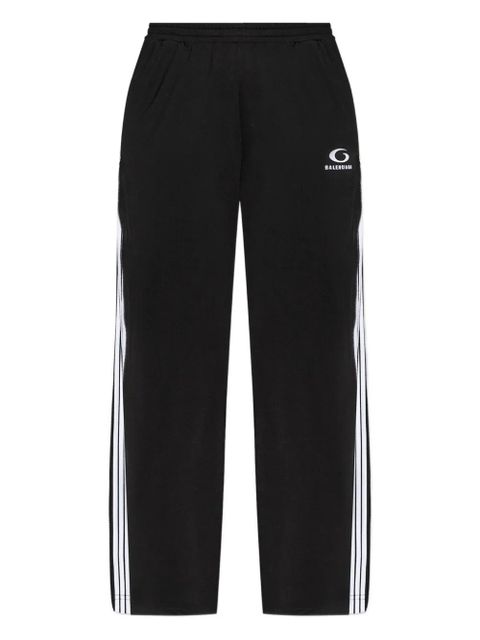 Balenciaga stripe-detail track pants - Black - zdjęcie produktu nr 1