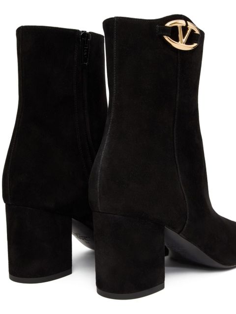 Valentino Garavani 70mm VLogo The Bold Edition ankle boots - Black