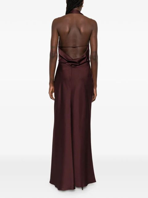 Simkhai halterneck maxi dress - Brown