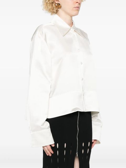 Jil Sander box-pleat shirt - White