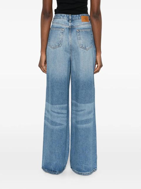 GANNI baggy wide-leg jeans - Blue