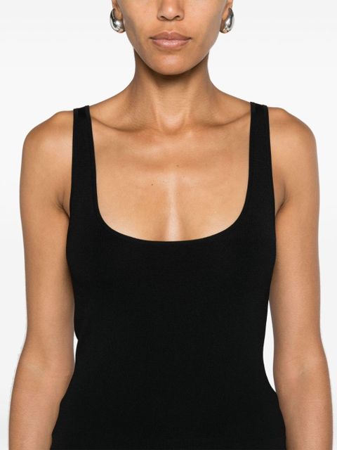 TOTEME fine-knit tank top - Black