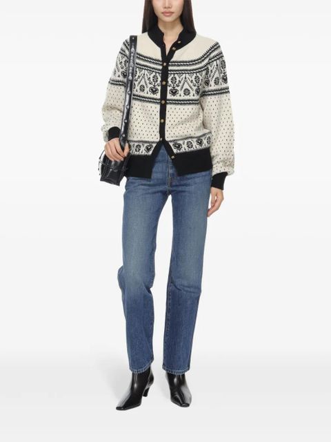 KHAITE Guy cardigan - White