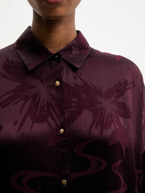 Answear.LAB sukienka kolor bordowy midi prosta