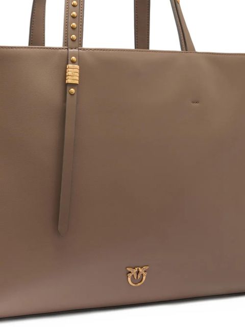 PINKO medium leather studded tote bag - Neutrals - zdjęcie produktu nr 2