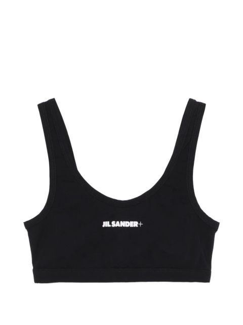 Jil Sander logo-print bikini top - Black - zdjęcie produktu nr 1