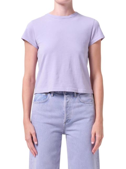 AGOLDE Adine shrunken T-shirt - Purple - zdjęcie produktu nr 2