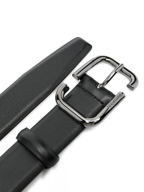 The Attico chain-detail belt - Black