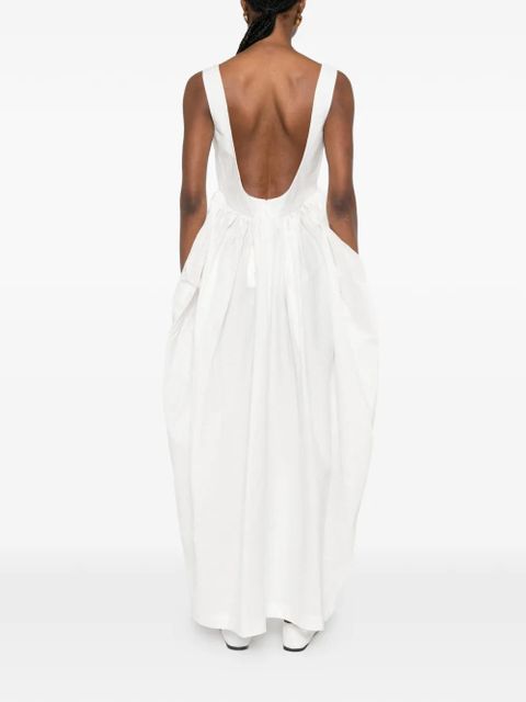 Róhe sculptural textured maxi dress - Neutrals