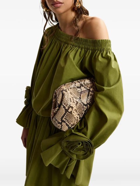 Essentiel Antwerp rosette-embellished mini dress - Green