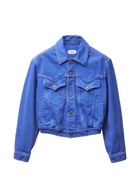 Versace buttoned crop jacket - Blue - zdjęcie produktu nr 1