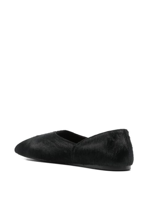 KHAITE Jane pointed ballet flat - Black