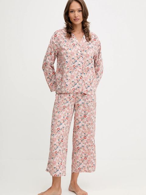 United Colors of Benetton piżama damska kolor pomarańczowy 4W313P00U - zdjęcie produktu nr 1