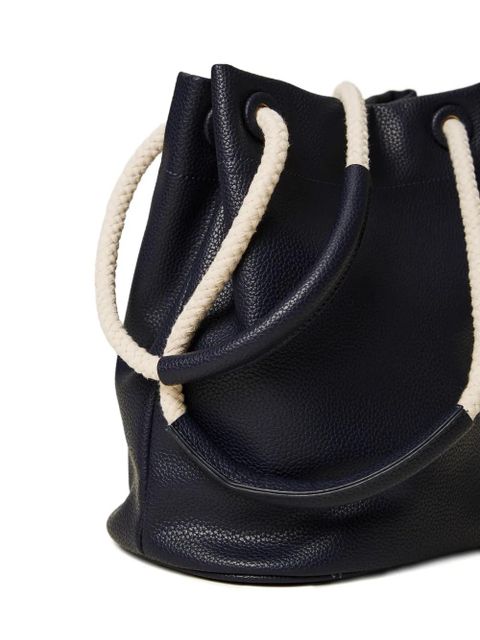 TWINSET rope-handles bucket bag - Blue