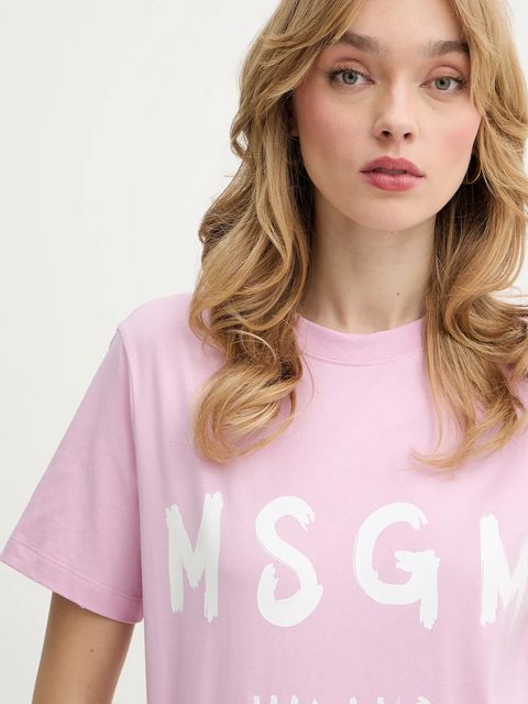 MSGM t-shirt bawełniany