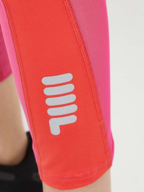 Fila legginsy treningowe Redon kolor różowy wzorzyste