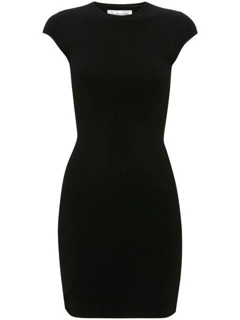 Victoria Beckham cap-sleeve knitted minidress - Black - zdjęcie produktu nr 1