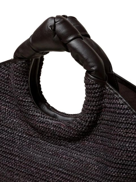 Hereu Castell raffia tote bag - Brown