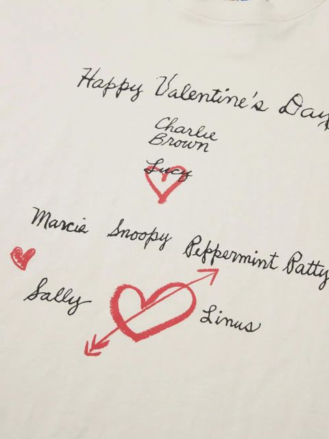 Marge Sherwood Peanuts Happy Valentine's Day T-shirt - Neutrals