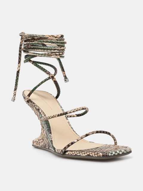 Rick Owens Lilies sandały na koturnie skórzane Cantilever 8 - zdjęcie produktu nr 1